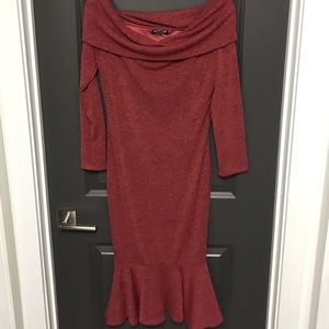 Fashionova mermaid off shoulder dress